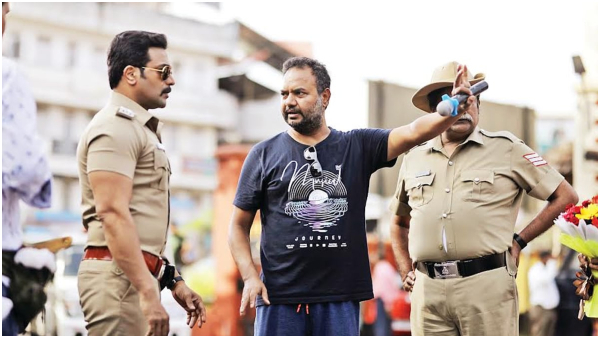 Sri murali rukmini vasanth finally wrap Dr Soori s Bagheera shoot