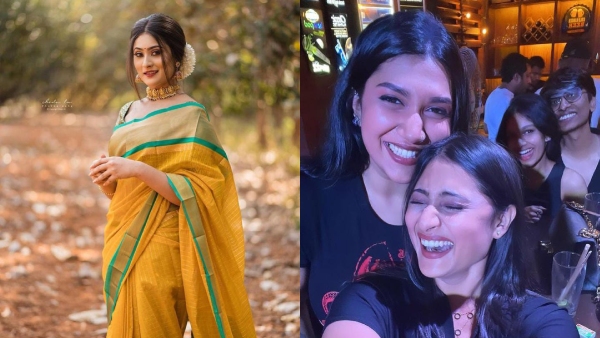 Kichcha Sudeep daughter Sanvi wished her friend Amrutha Iyengar birthday