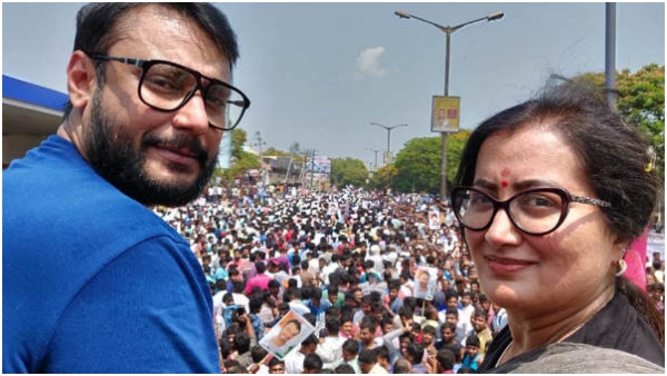 Sumalatha Ambareesh finally reacts on darshan arrest and Renukaswamy muder case Sumalatha Ambareesh finally reacts on darshan arrest and Renukaswamy muder case