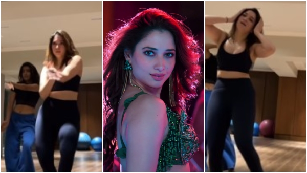 Tamannaah Bhatia shares Stree 2 movie Aaj Ki Raat song rehearsal video Tamannaah Bhatia shares Stree 2 movie Aaj Ki Raat song rehearsal video