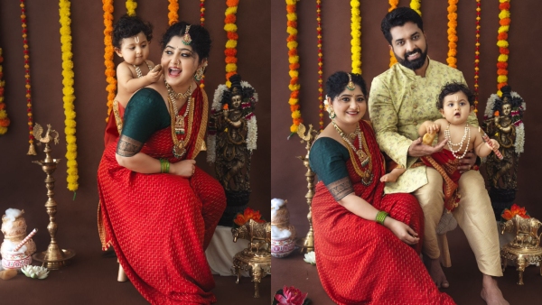 Actress Radhika Rao celebrated Krishna Janmashtami by dressing her son as Krishna