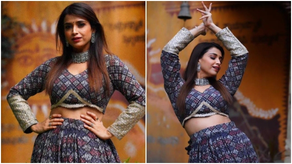 Actress Shwetha Changappa new Photo shoot is trending in social media Actress Shwetha Changappa new Photo shoot is trending in social media