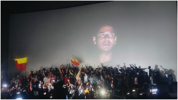 Kariya Re-release Darshan Fan Counter to Dhruva sarja Lady Fan