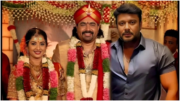Darshan s AI-created Photos with Tharun sudhir and Sonal wedding pics go viral