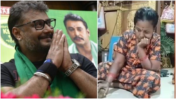 Renuka Swamy case Kannada actor Darshan s release prediction by Om Sharada Devi