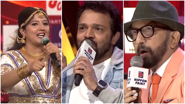 Funny question and answer session in Zee kannada DKD show