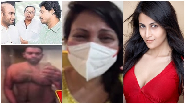 Actress Kadambari Jethwani has accused YSRCP leader Kukkala Vidya Sagar of physical harassment Actress Kadambari Jethwani has accused YSRCP leader Kukkala Vidya Sagar of physical harassment