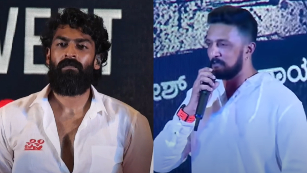 Kichcha Sudeep says Vinay Rajkumar has finally become a man after the PePe movie trailer launch
