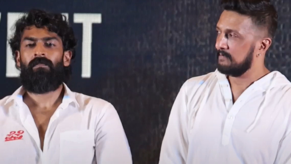 Kichcha Sudeep says Vinay Rajkumar has finally become a man after the PePe movie trailer launch