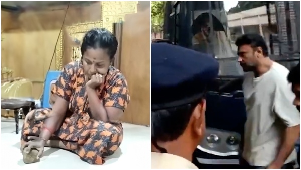 Darshan fans angry with Lady astrologer predictions Darshan fans angry with Lady astrologer predictions