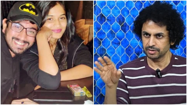 Lavanya Slipper thrown at raj tharun friend RJ shekar basha in live show Lavanya Slipper thrown at raj tharun friend RJ shekar basha in live show