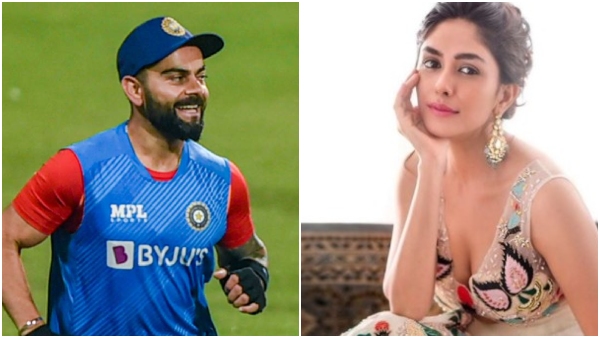 Stop it Mrunal Thakur reacts on Rumors Linking Her to Virat Kohli