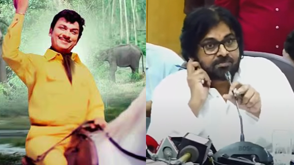 AP Deputy CM Pawan Kalyan mentioned Rajkumar movie Gandada Gudi amp amp indirectly hated Allu Arjun Pushpa