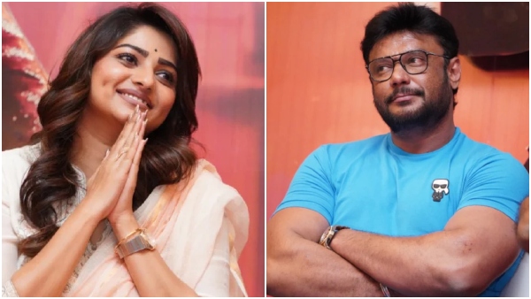 Kannada actress Rachita Ram meets Darshan who is accused in the Renukaswamy case in jail
