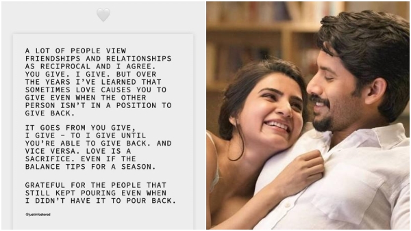 Samantha Ruth Prabhu Says Love Is a Sacrifice I Didn t Have It The Other Person Didn t Either