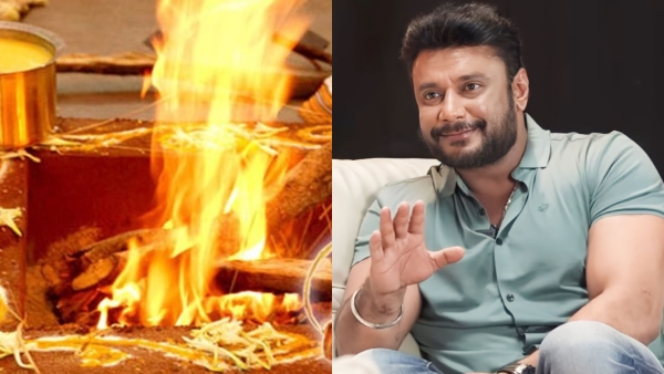 Rockline Venkatesh Doddanna doing special pooja for Darshan release from jail