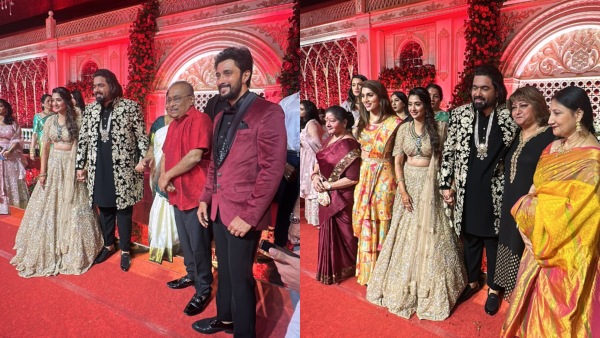 Tharun Sudhir Sonal Monteiro Reception BS Yediyurappa Hamsalekha Malashree attended the event Tharun Sudhir Sonal Monteiro Reception BS Yediyurappa Hamsalekha Malashree attended the event