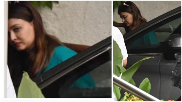 Aishwarya Rai and Aaradhya were seen at Jalsa amid separation rumors with Abhishek Bachchan