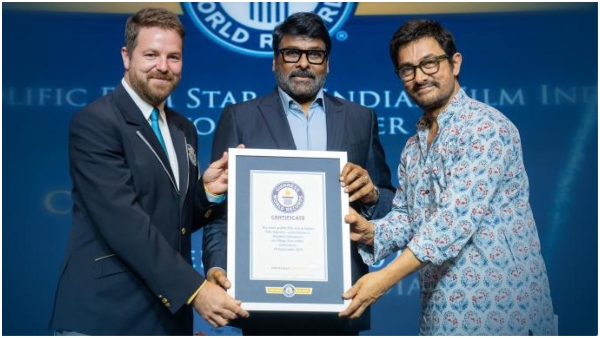 Chiranjeevi receives Guinness World Record for dance and he also suffering from chikungunya