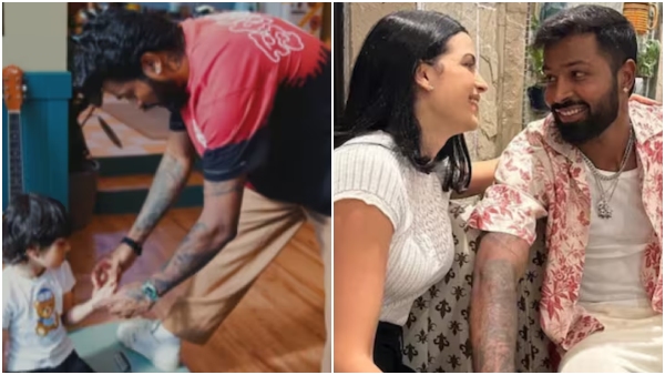 Hardik Pandya is thrilled as his son Agastya visits for the first time since his split with Natasa