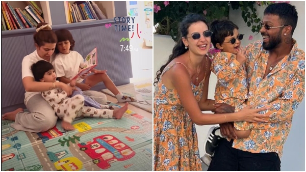 Hardik Pandya is thrilled as his son Agastya visits for the first time since his split with Natasa