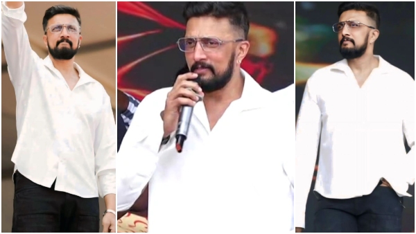 Kichcha Sudeep took an indirect dig at actor Darshan and his fans saying My fans are good so I a