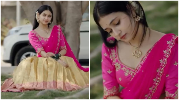 Kannada Tv Actress Malaika vasupal in Pink lehenga Kannada Tv Actress Malaika vasupal in Pink lehenga