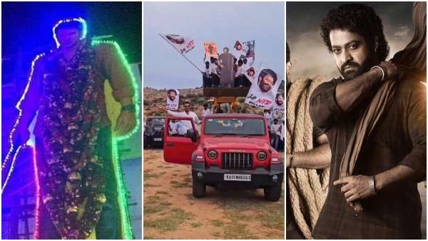 Devara Jr Ntr Fans say bellary Ntr Adda puneeth rajkumar fans gave counter Devara Jr Ntr Fans say bellary Ntr Adda puneeth rajkumar fans gave counter