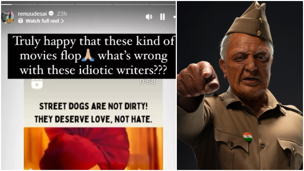 actress Renu desai slams Kamal haasan starrer Indian-2 dialogues