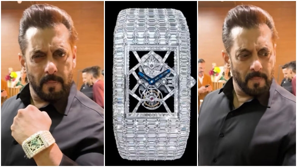 Salman Khan recently flaunted a watch studded with 714 diamonds Can you guess its price
