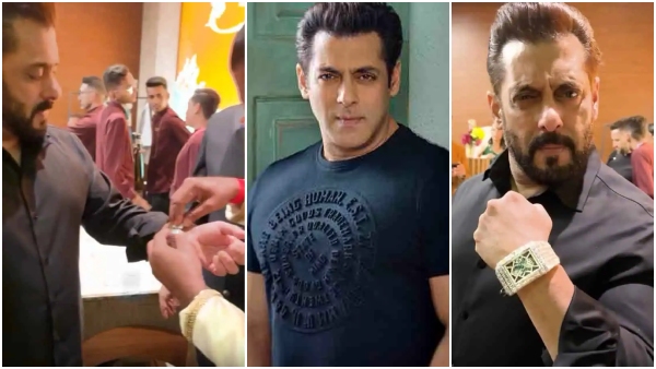 Salman Khan recently flaunted a watch studded with 714 diamonds Can you guess its price