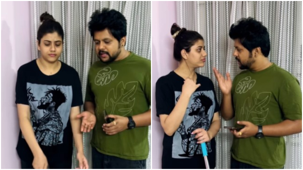 Seetharama serial Fame actress Shalini funny reels with her husband