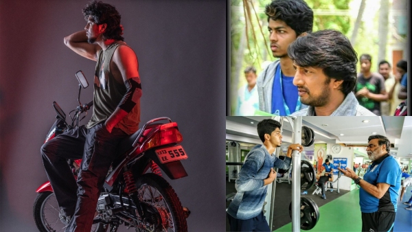 Kichcha Sudeep associate Aashu debut movie Tommy as a director and actor launched Kichcha Sudeep associate Aashu debut movie Tommy as a director and actor launched