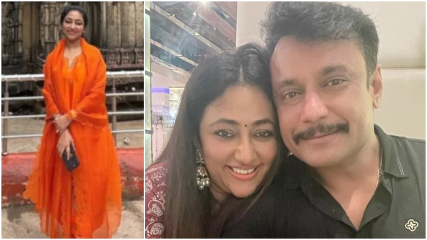 Vijayalakshmi wife of Darshan visited the powerful Kamakhya Temple in Assam Vijayalakshmi wife of Darshan visited the powerful Kamakhya Temple in Assam