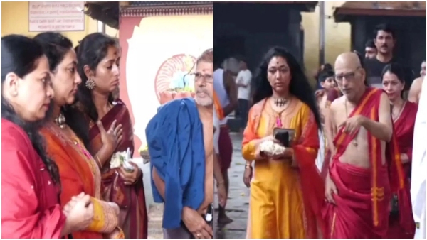 Vijayalakshmi wife of Darshan visited the powerful Kamakhya Temple in Assam Vijayalakshmi wife of Darshan visited the powerful Kamakhya Temple in Assam