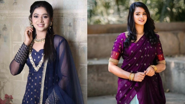 actress Akshara Gowda won Zee Kutumba Award actress Akshara Gowda won Zee Kutumba Award