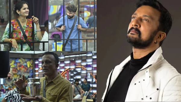 Bigg Boss Kannada 11 Kichcha Sudeep and team celebrated by cutting cake