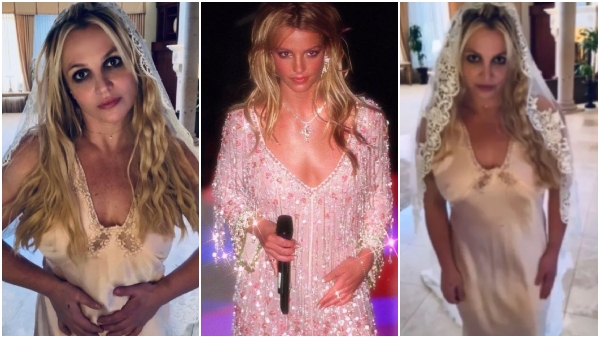 Britney Spears stuns fans by marrying herself and posting a video in a wedding dress