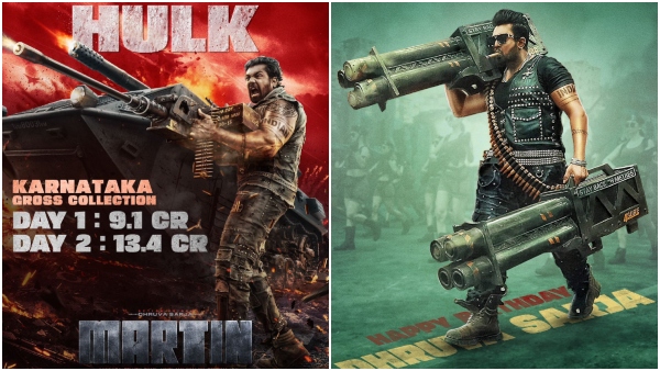 Dhruva Sarja s Martin box office report Makers reveal film day 2 collections