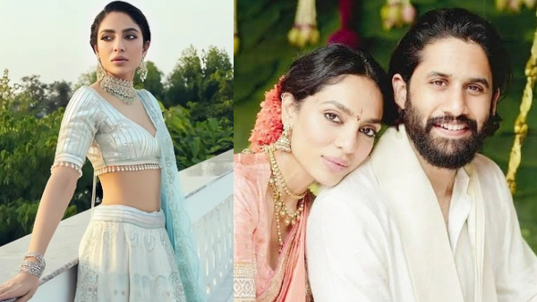 Telugu actress Sobhita Dhulipala traditional look in Samantha mehendi function here is netizens reaction