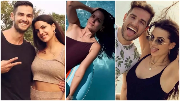 Amid dating rumors Hardik Pandya s ex-wife Natasa Stankovic having fun with Aleksandar Ilic in pool