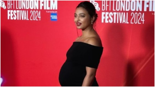Pregnant Radhika Apte flaunts her baby bump At BFI London Film Festival Pregnant Radhika Apte flaunts her baby bump At BFI London Film Festival