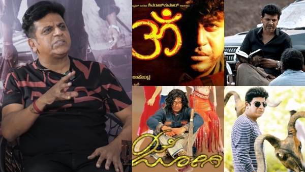 Out of the 130 Shivarajkumar movies what are his four favorite roles