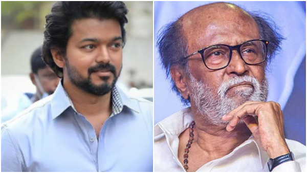 Thalapathy Vijay says Rajinikanth is superstar netizens says it is all political game