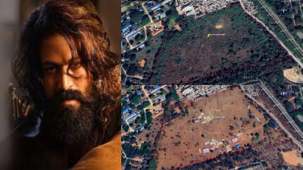 Trees cut down in HMT area for Yash movie Toxic minister Eshwar Khandre orders legal action Trees cut down in HMT area for Yash movie Toxic minister Eshwar Khandre orders legal action