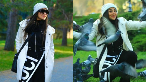 Actress Sharmitha Gowda celebrated her birthday in Kazakhstan