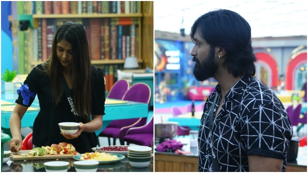 Bigg bOss kannada 11 fans go crazy about Mokshitha and trivikram