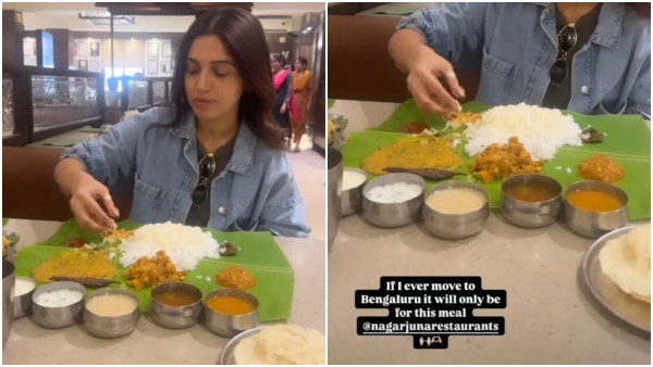 Actress Bhumi Pednekar is all praise for this famous restaurant in Bengaluru