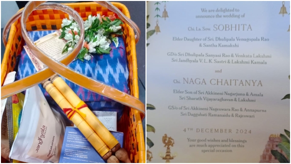 Naga Chaitanya and Sobhita Dhulipala s wedding invite leaked find out the wedding date