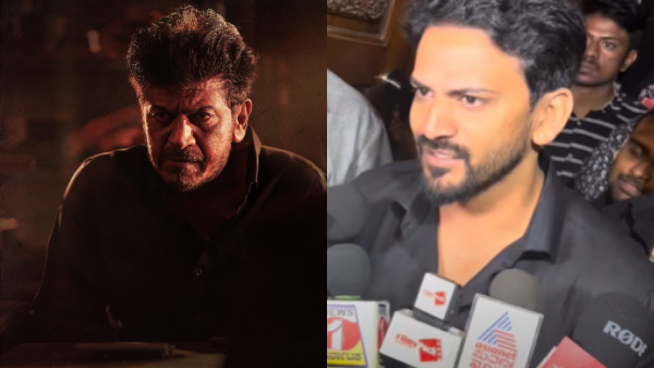 Daali Dhananjay came to watch Shivarajkumar movie in Bhairathi Ranagal Avatar